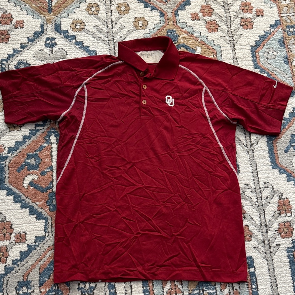 Nike OU Sooners Golf Shirt